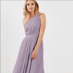 🌸One shoulder coral Dove and Dahlia Dress